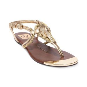 DV DOLCE VITA Anica Rope Gold Sandals 9.5